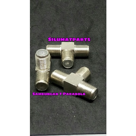 Konektor T drat Jack F Sambungan / Sambungan T F conector