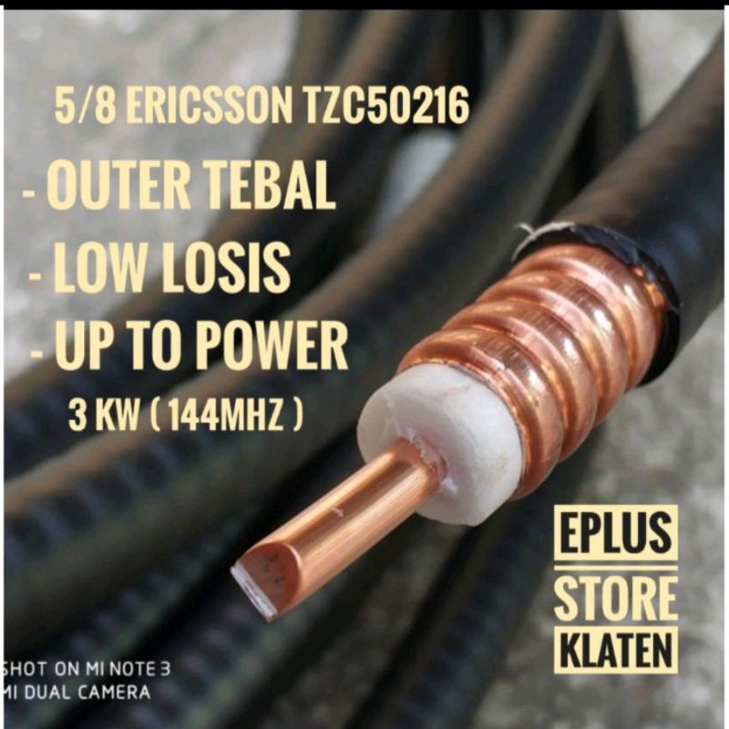 Kabel Heliax 5/8 ERICSSON Lebih bagus dari Andrew LDF4 1/2R feeder