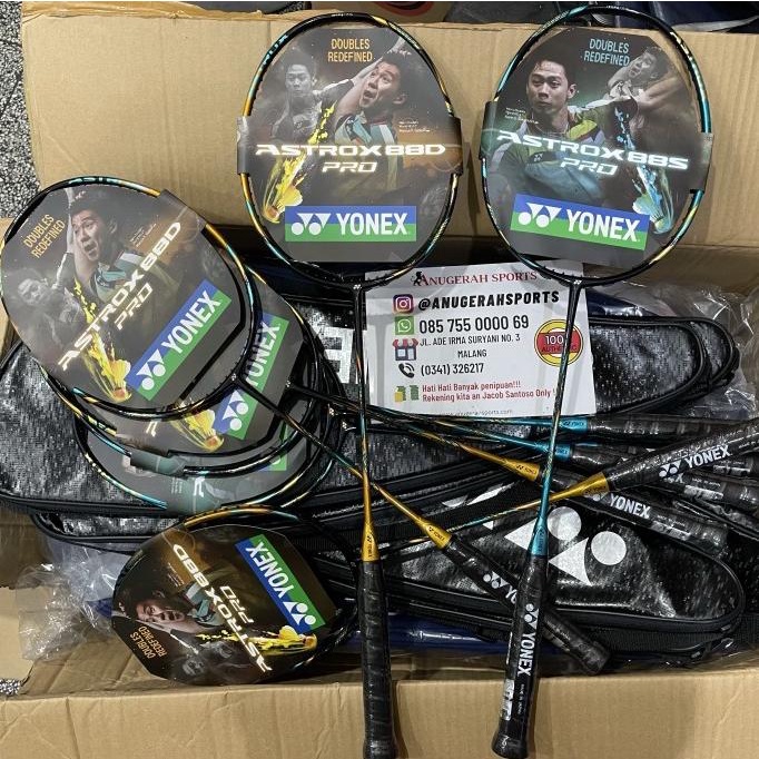 RAKET BADMINTON YONEX ASTROX 88D PRO / ASTROX 88S PRO + SENAR ORIGINAL