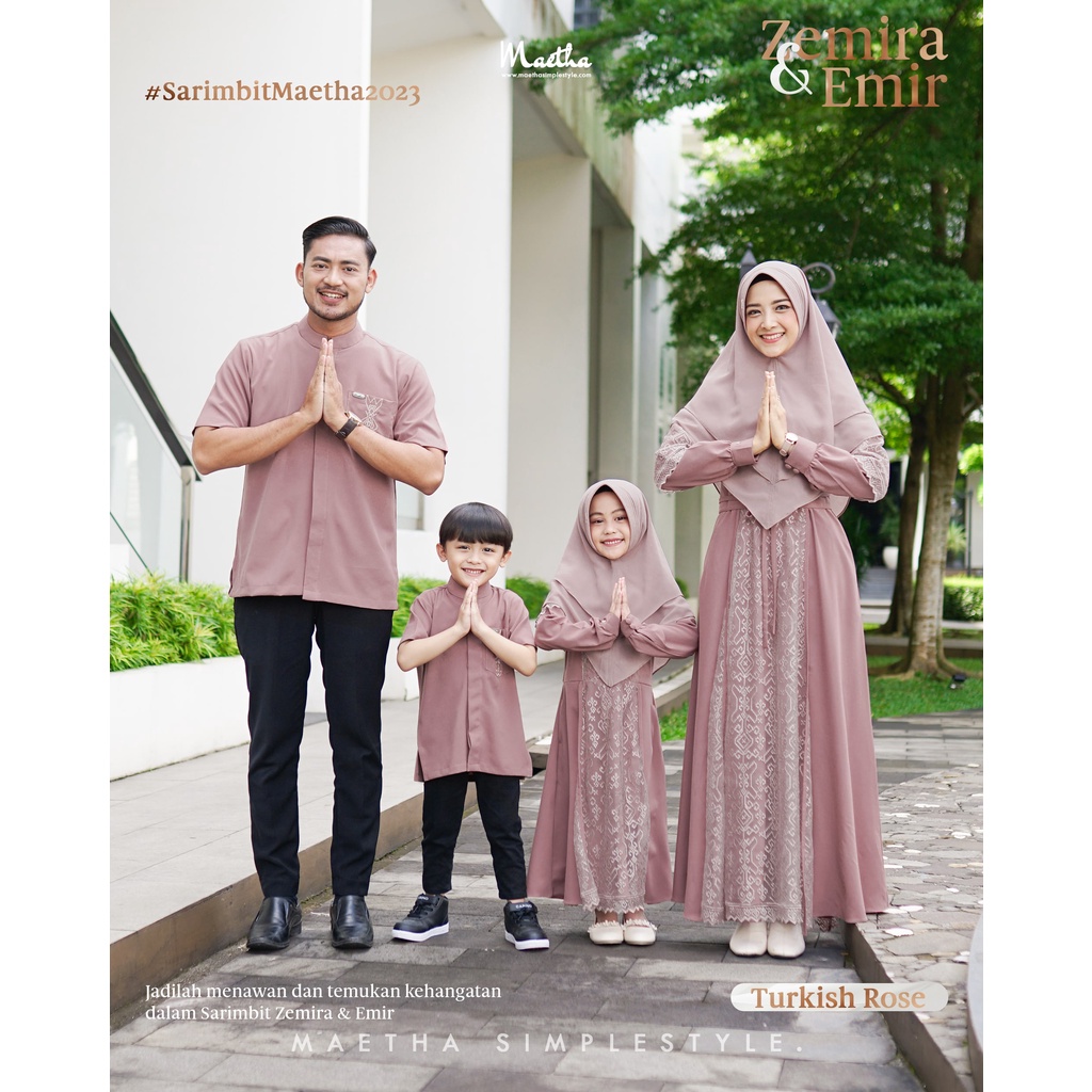 Maetha - Gamis Muslim Anak Zemira Series
