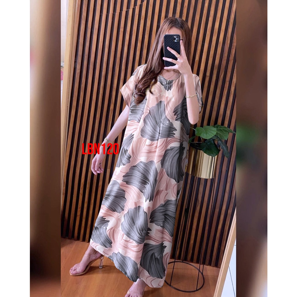 Daster Panjang Busui Semata Kaki Rinrin Collection-LBN120