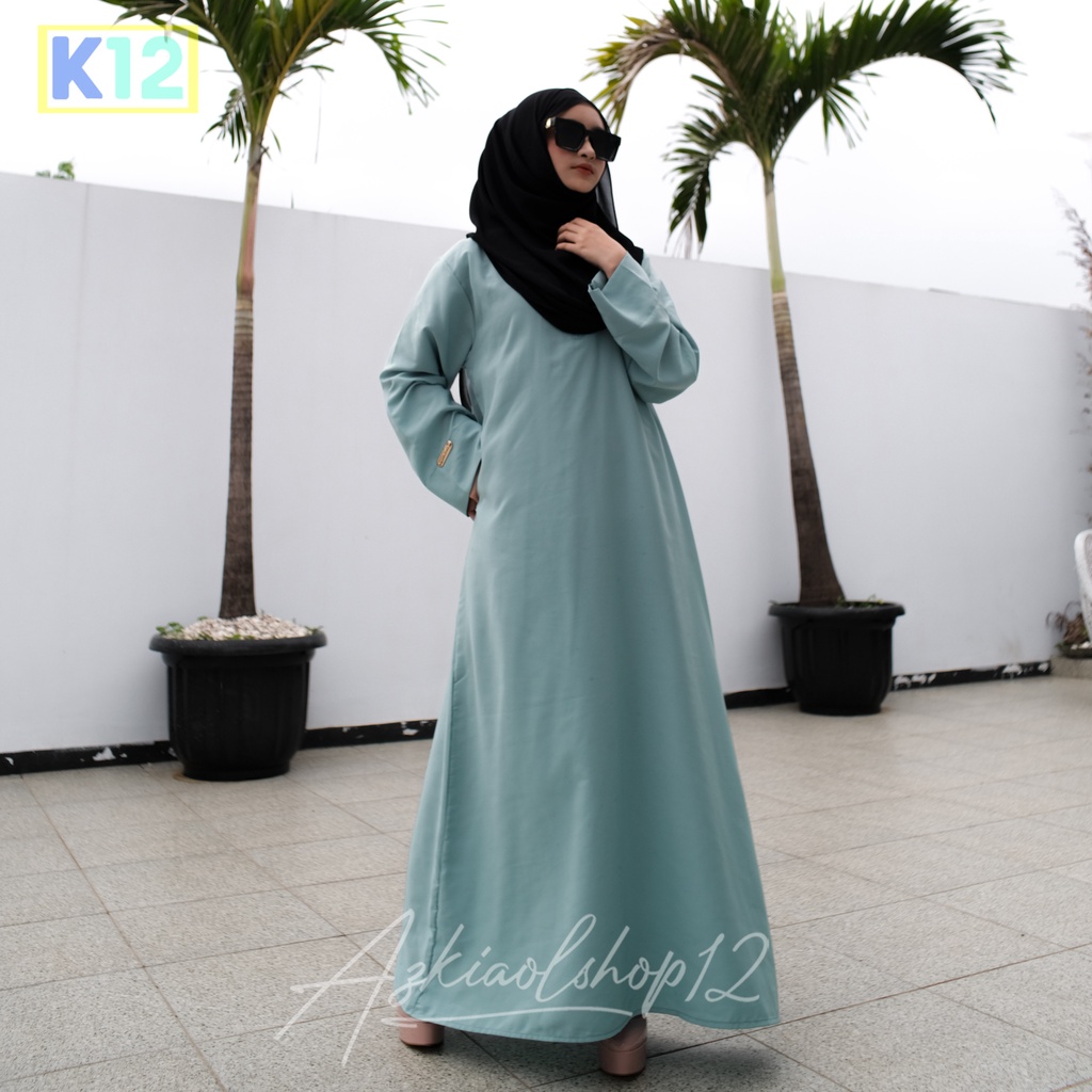 (BISA COD) GAMIS ABAYA HITAM/ABAYA TURKI/ABAYA TURKEY/BAJU ABAYA WANITA