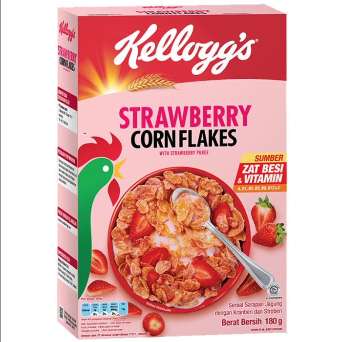 

Kellogg's Fruit Strawberry / Sereal Jagung Dengan Stroberi 180 Gr