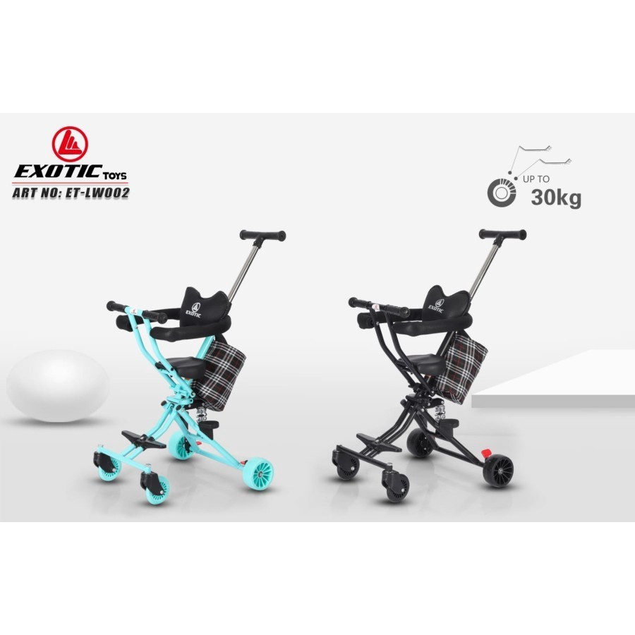 Exotic ET-LW002 Shock Absorbers Cabin Size Stroller II Kereta Dorong Anak ET LW 002
