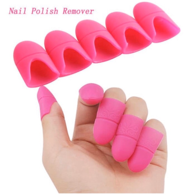 1 Set Soak off clip kutek gel rubber silicone / alat jepit karet soak off gel polish