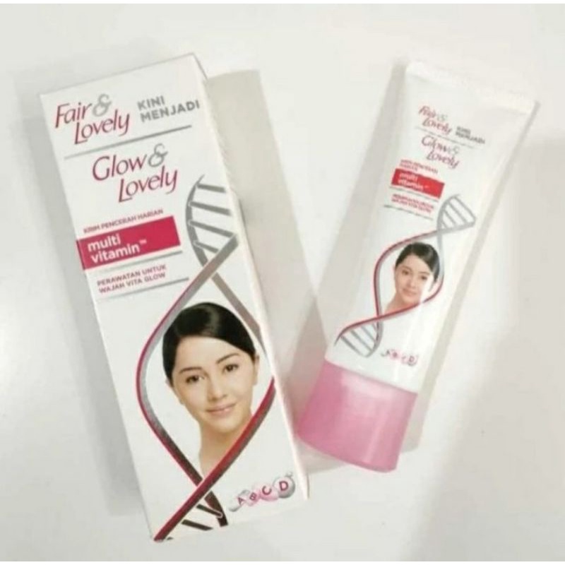 Fair &amp; Lovely | Glow &amp; Lovely Cream Pencerah Wajah Harian 23g