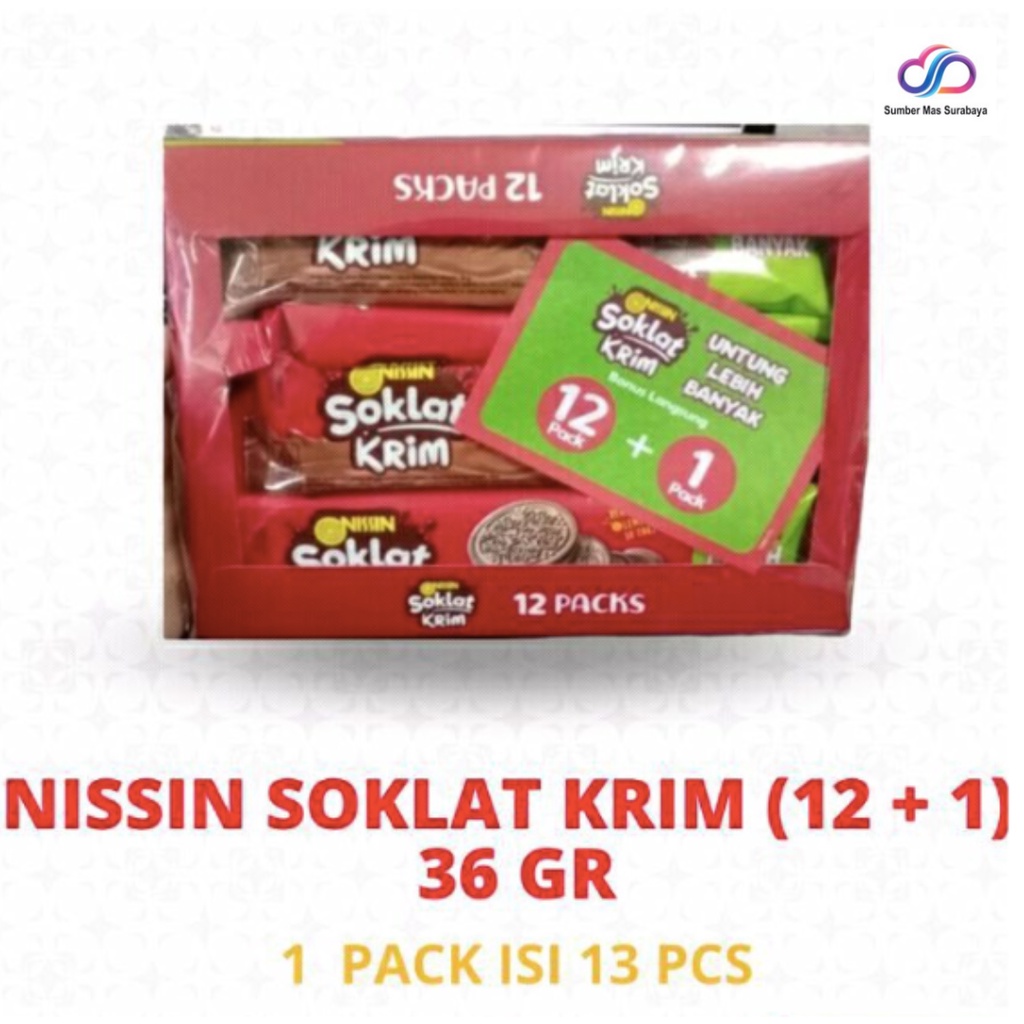 

NISSIN SOKLAT KRIM NISSIN COKLAT KRIM 1 box isi 12 pack bukan Oreo