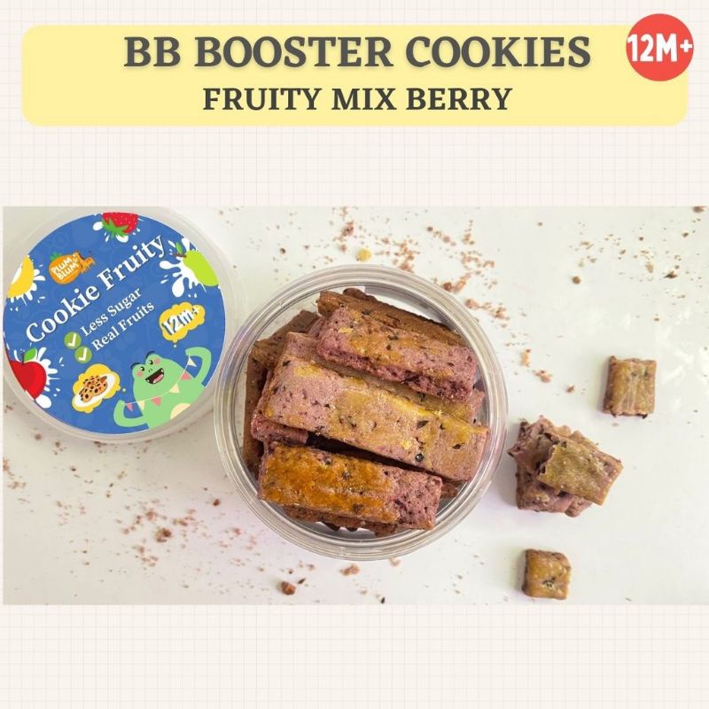 Plum &amp; Blum Baby Cookies BB Booster - Snack Bayi Daging Sapi Keju 100gr