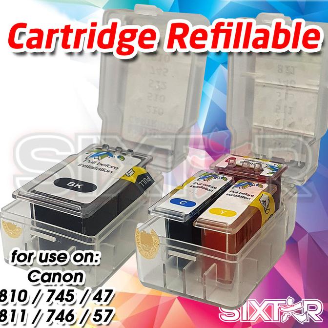 Promo Paket Canon PG745 dan CL746 Refillable Cartridge Kosongan