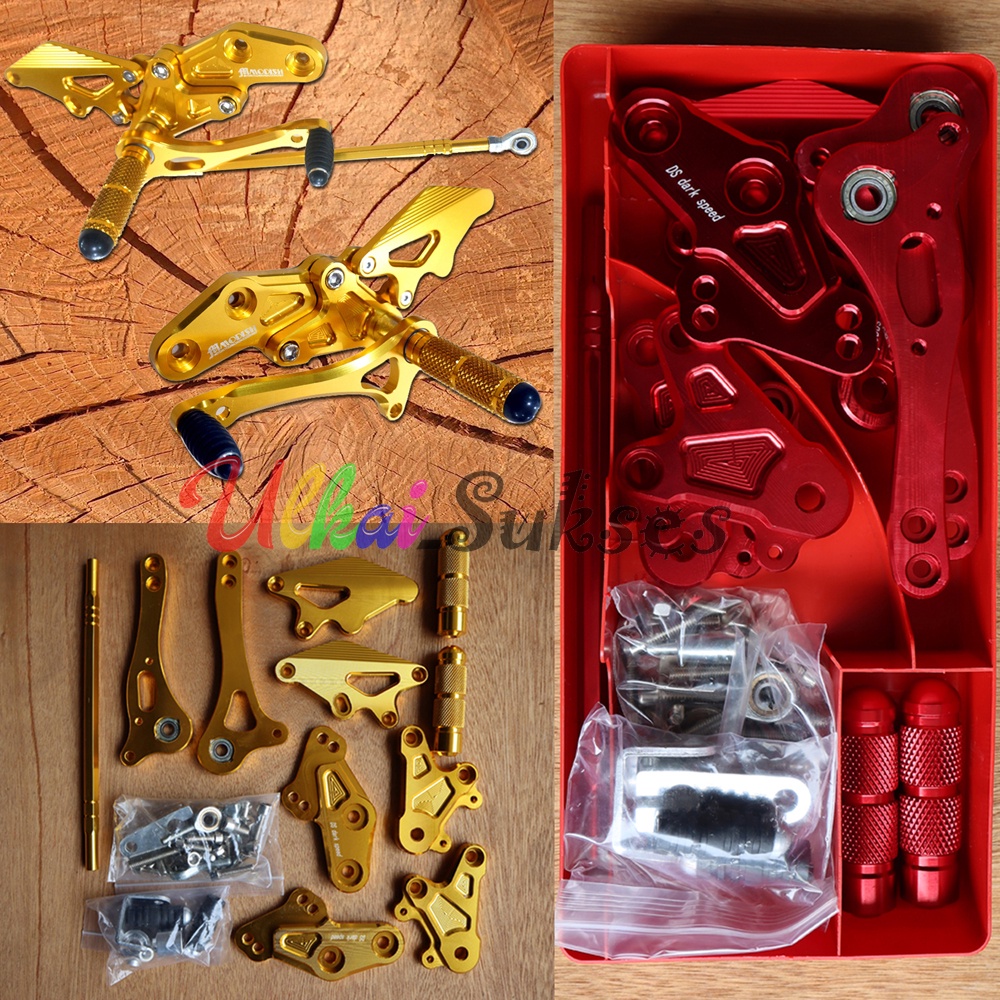 Footstep Underbone Vixion New l Old PNP Pijakan Kaki Underbone Atau Step Congkel Full CNC Variasi Ku