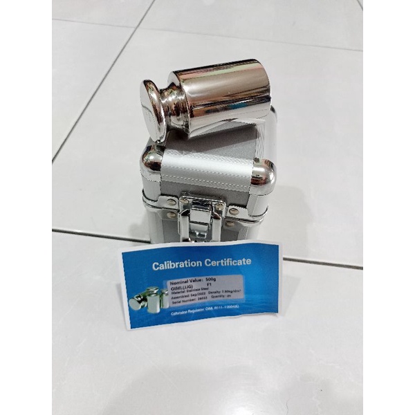 Batu Timbangan F1 500gr / Anak Timbangan F1 500 gr stainless