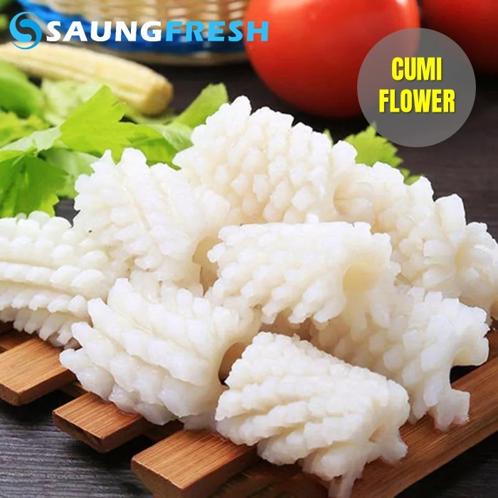 

⭐BISA COD⭐ Cumi Flower Seafood Frozen Makanan Instan