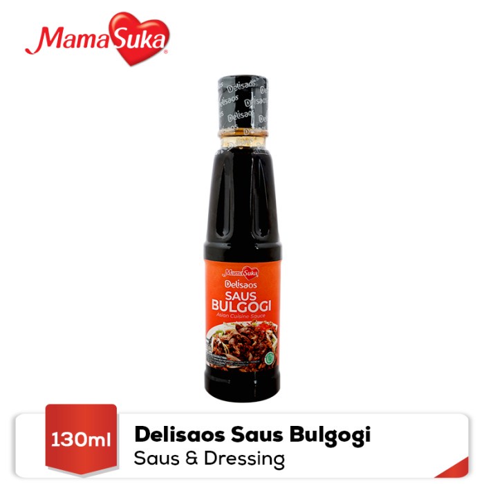 

Mamasuka Delisaos Saus BULGOGI Botol 130ml / Delisaos Bulgogi Saus
