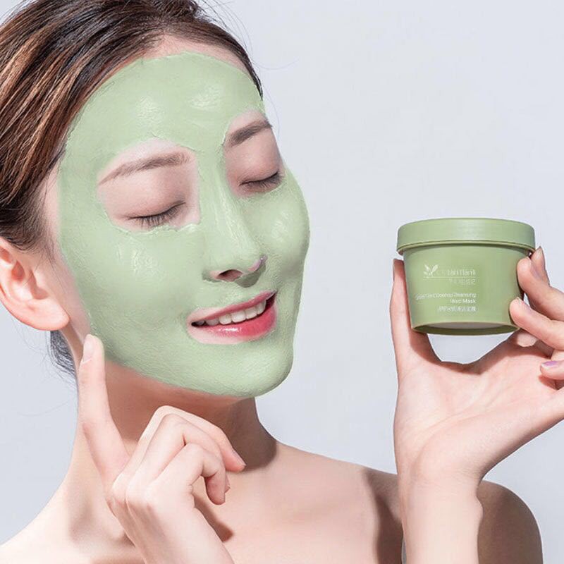 Maigoole Green Tea Clay Mask Masker Wajah Green Tea Pore Clean Clay Mask - 100gr-1