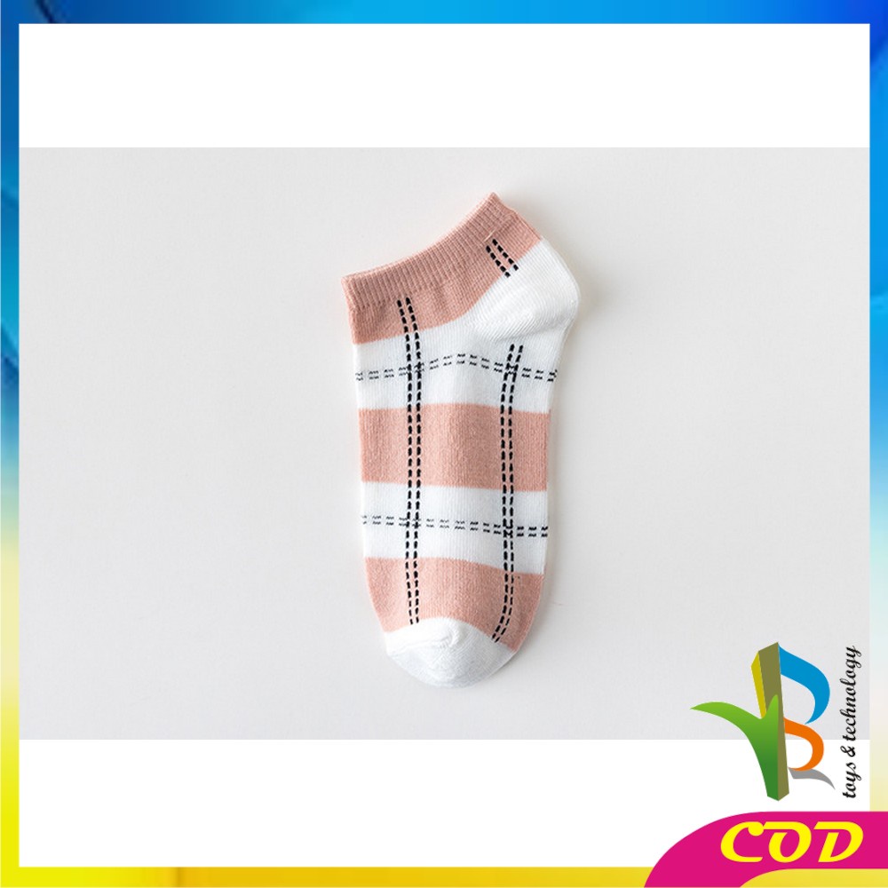 RB-P250 Kaos Kaki Wanita Motif Kartun Kucing Lucu Pink Cat Fashion Korea Kaus Kaki Pendek Wanita Ankle Socks