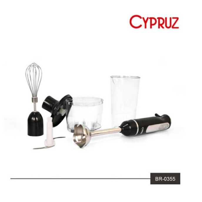 Cypruz Hand Blender Tongkat Tangan Set 3 in 1