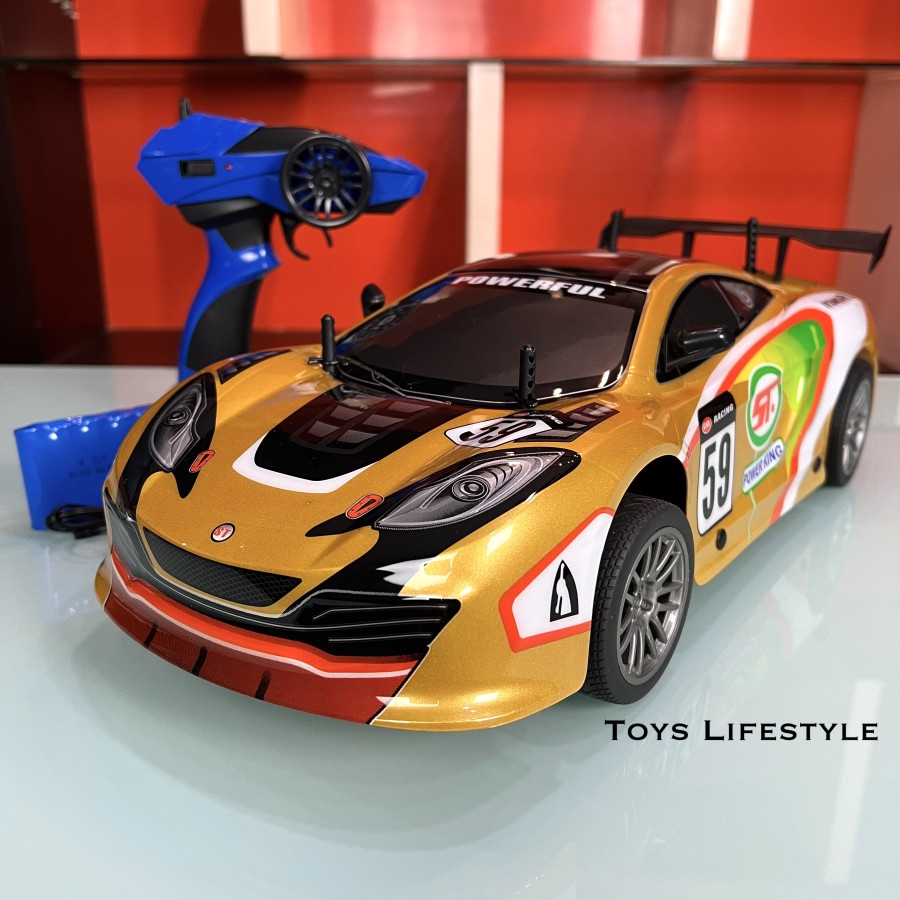 Mainan Mobil Remote Control BMW Z4 M Motorsport Skala 1:10 (Putih)