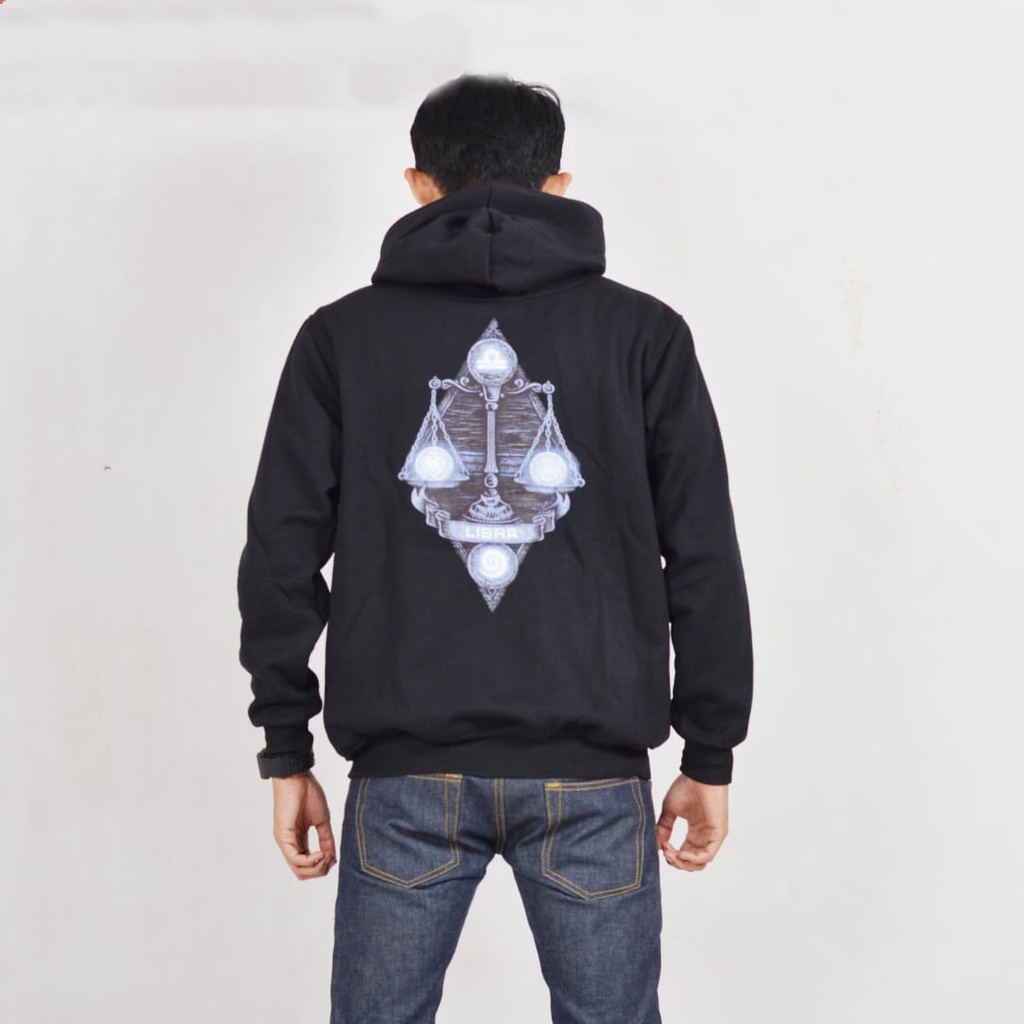 HOODIE ZODIAK LIBRA-SWEATER HOODIE PRIA WANITA TERBARU