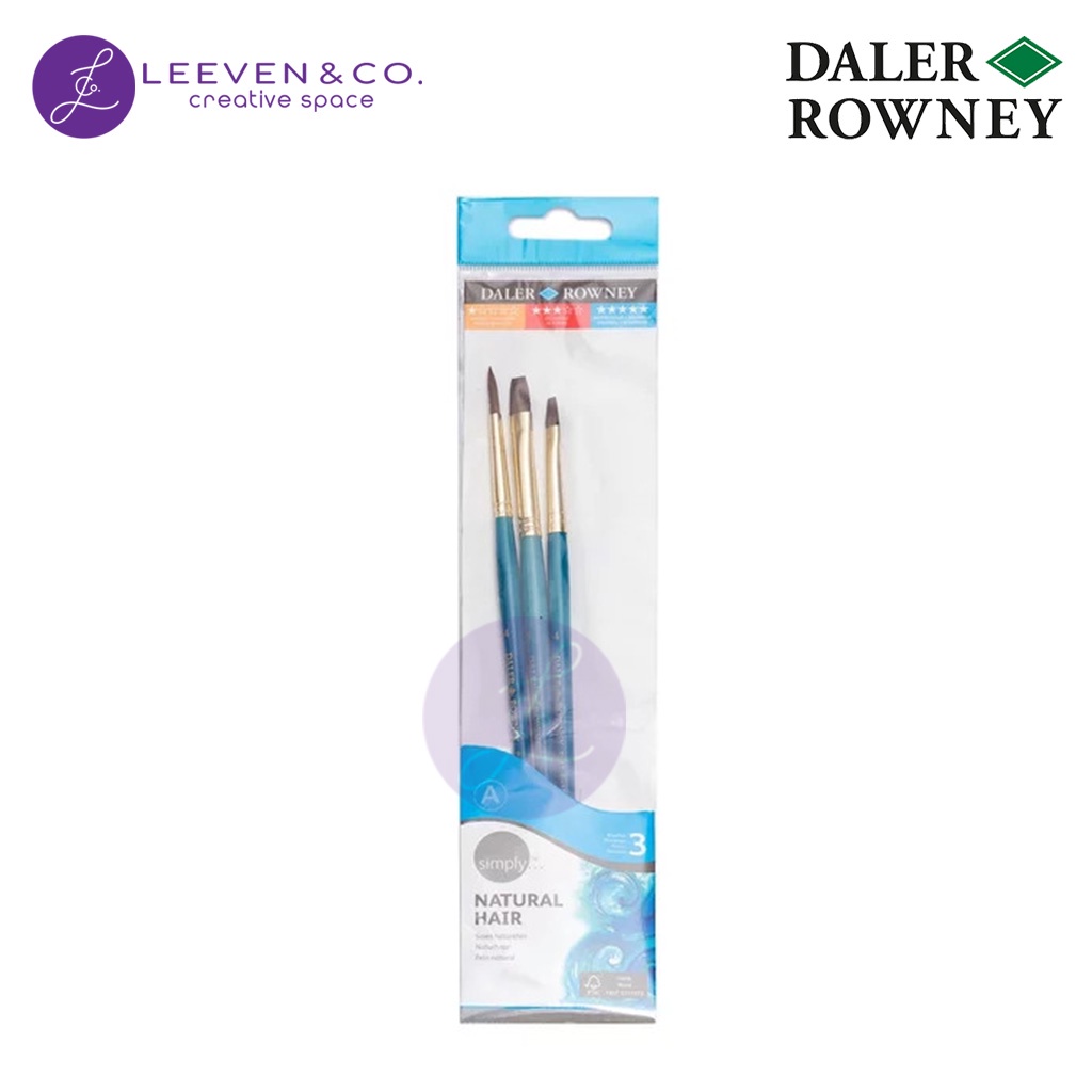 

SIMPLY WATERCOLOR NATURAL SH BRUSH SET 3PC #2