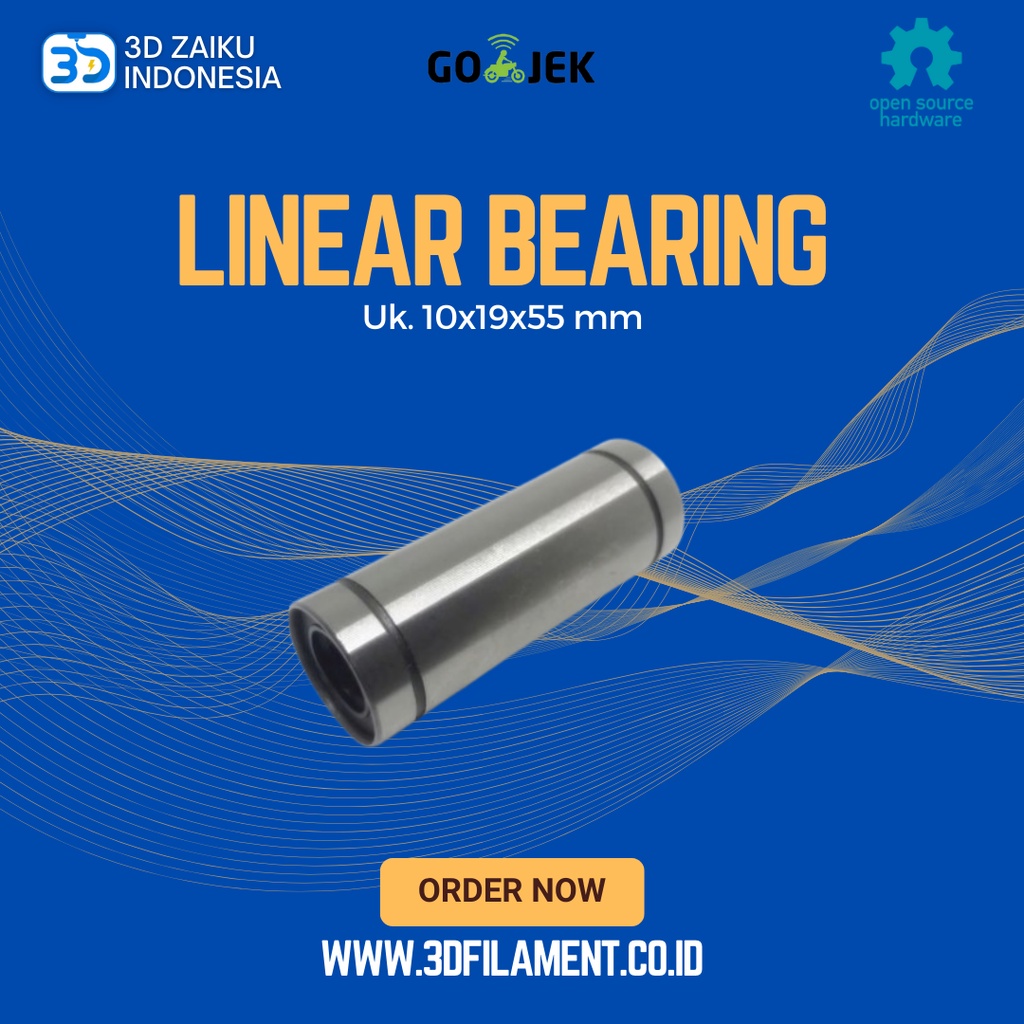 Reprap Linear Bearing LM10LUU Long