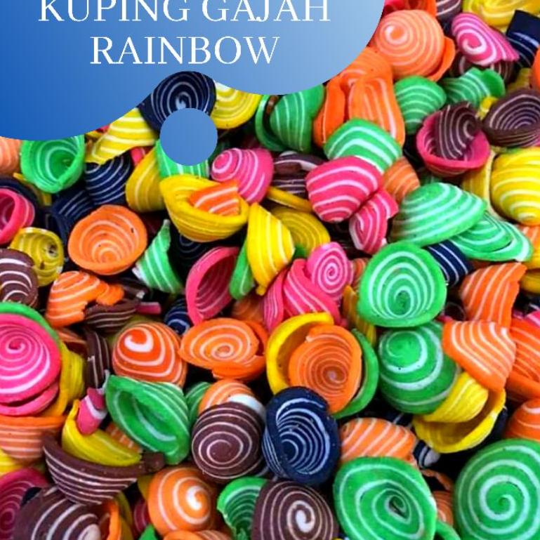 

➯ Kuping gajah mini / camilan kuping gajah rainbow / Snack kuping gajah mini オ