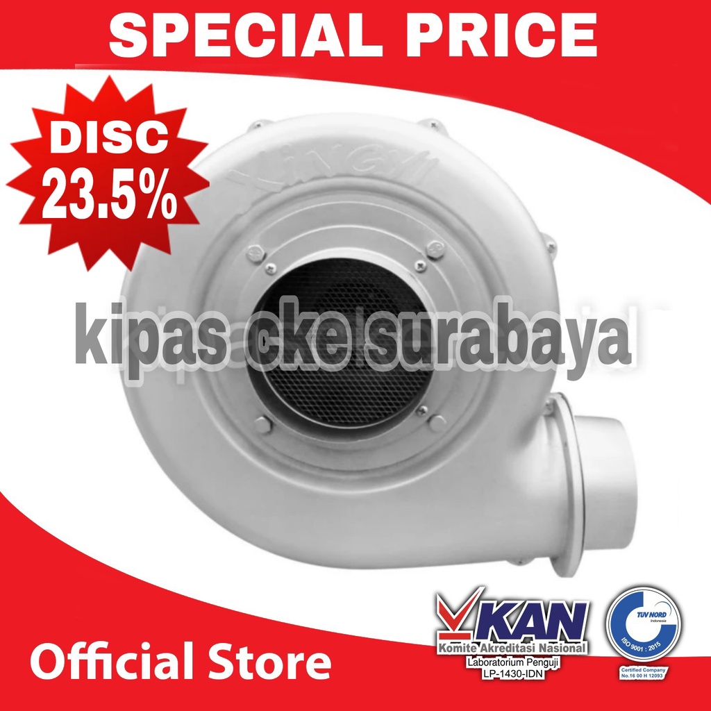 CKE Centrifugal Fan Blower Keong Hisap Tahan Panas CF-XYGR125-XY