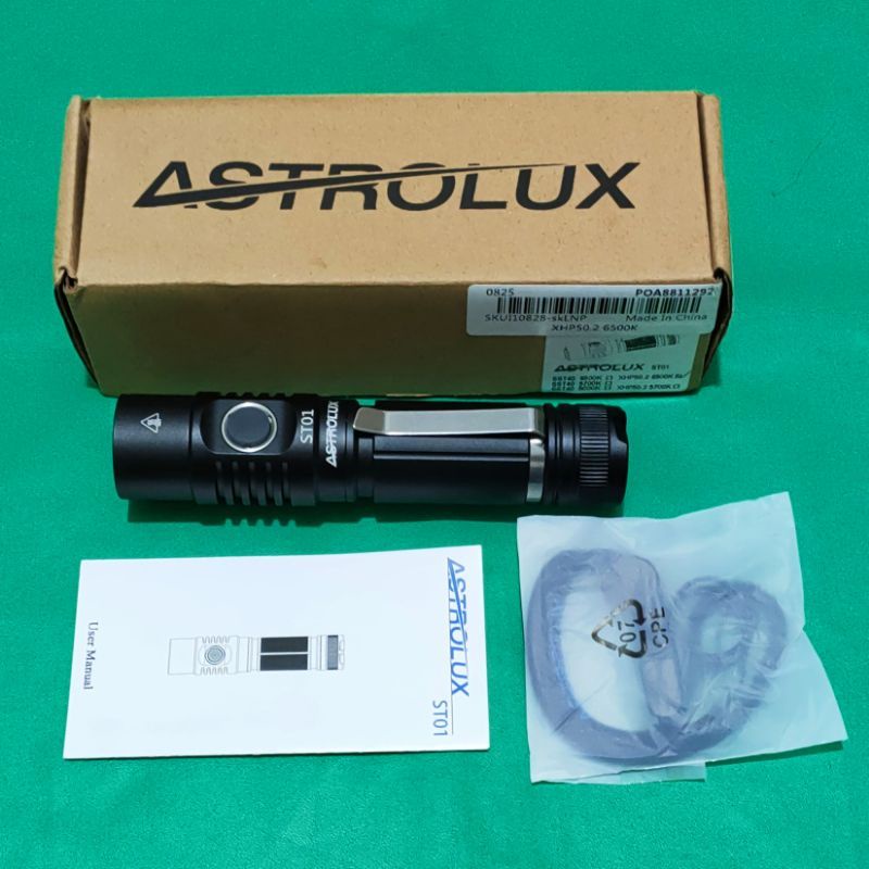 Astrolux ST01 / Mateminco T01S 3500 Lumen 318 Meter Senter LED USB - C