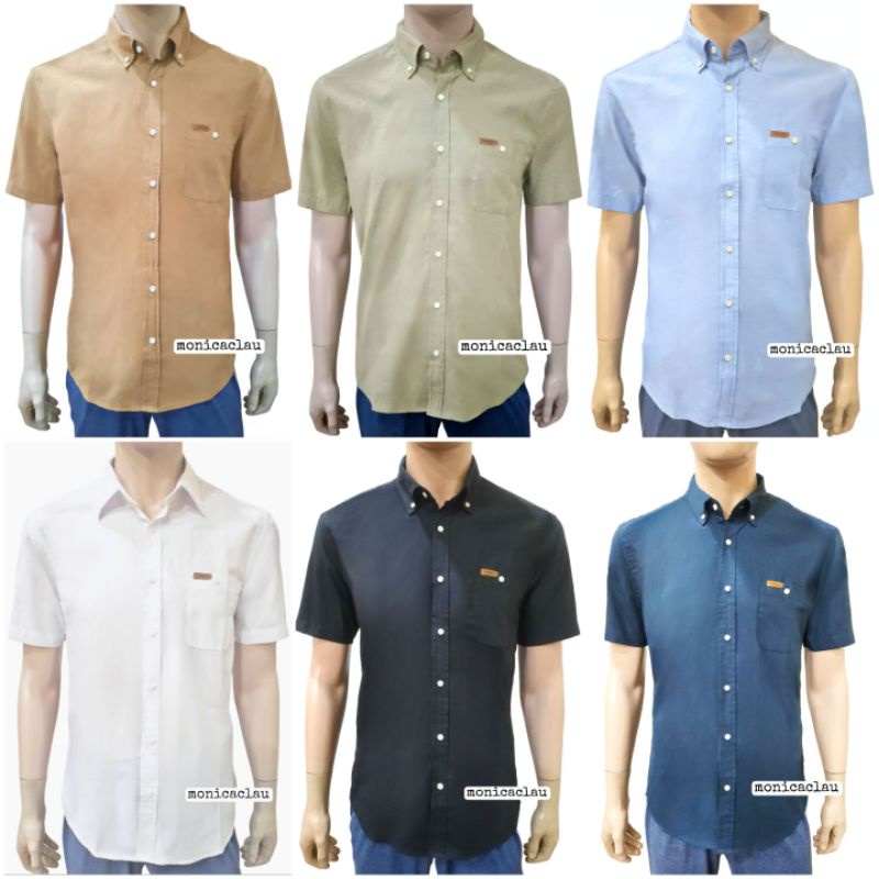 Kemeja Pria Poshboy Original Tokyo Basic Shirt Katun warna polos