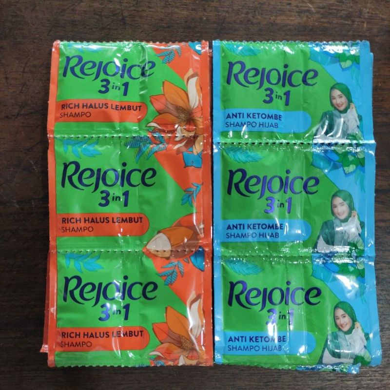 rejoice shampoo sachet
