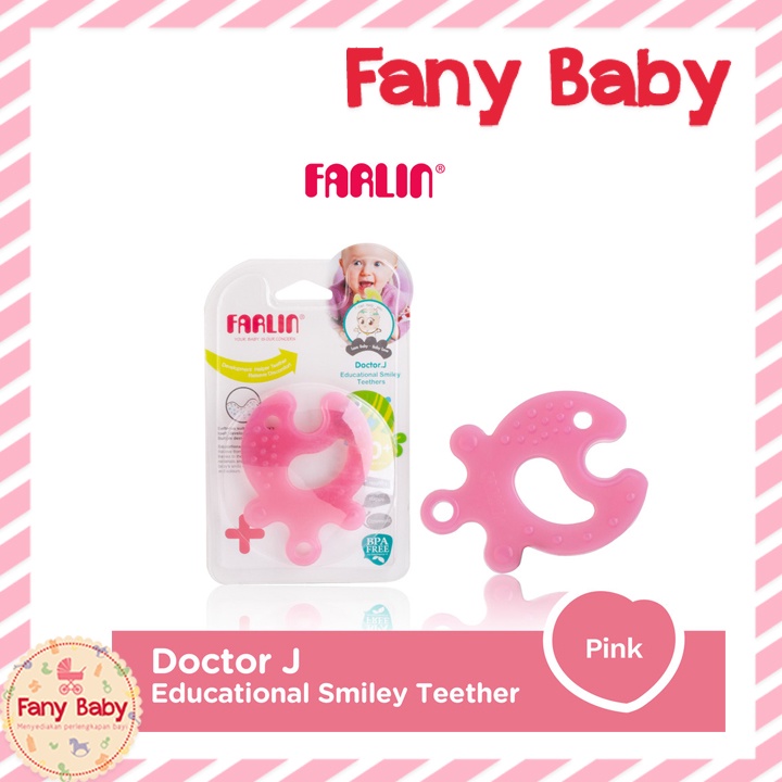 FARLIN DOCTOR J. EDUCATIONAL SMILEY TEETHERS