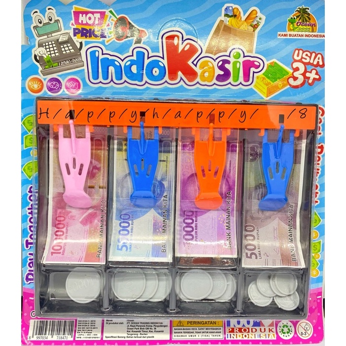 Mainan Anak Perempuan / Kasir Set / Uang Mainan