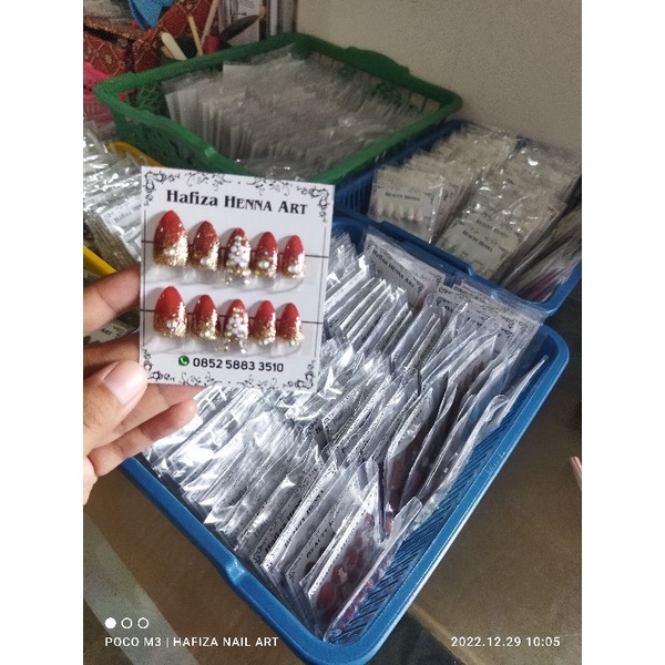 Kukupalsu cantik 10 pcs sudah lengkap dgn lem