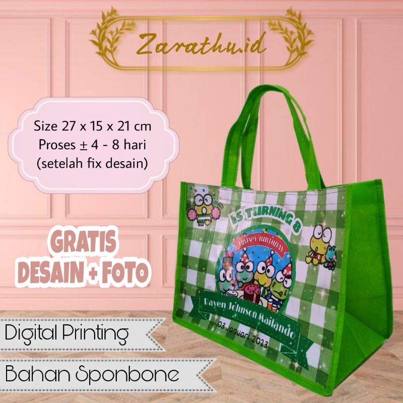 

(Zarathu.id) Tas Custom untuk acara Ultah/Aqiqah/Khitan/Wedding/DLL