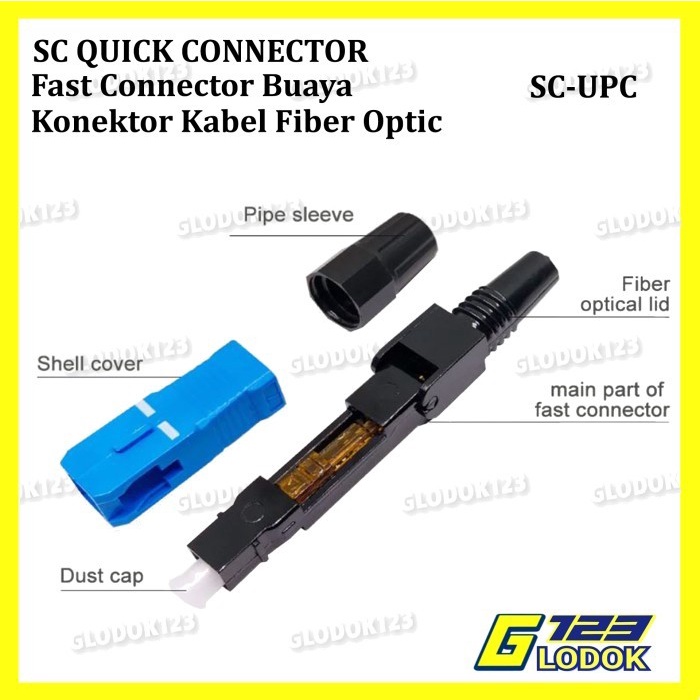 Fast Connector SC APC UPC Konektor Kabel Fiber Optic Optik FA11 FTTH