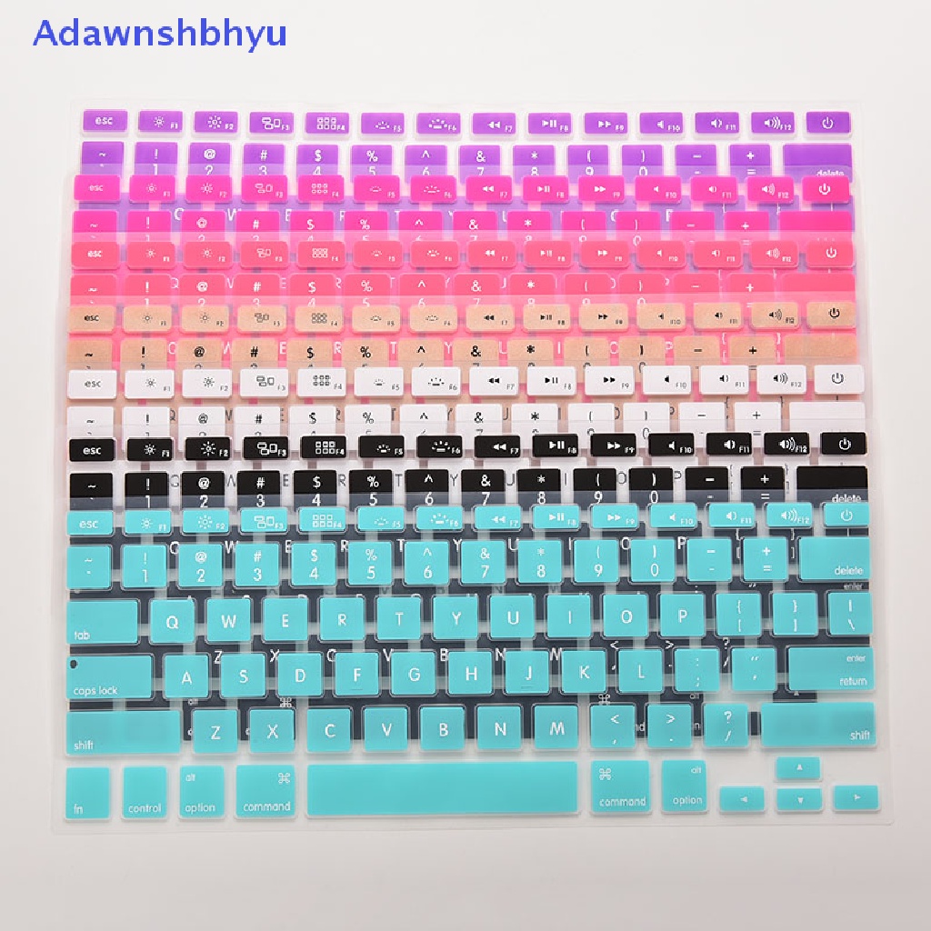 Case Penutup Kulit Keyboard Bahan Silikon Adhyu Untuk Macbook Air Pro 13 &quot;15&quot; 17inci ID