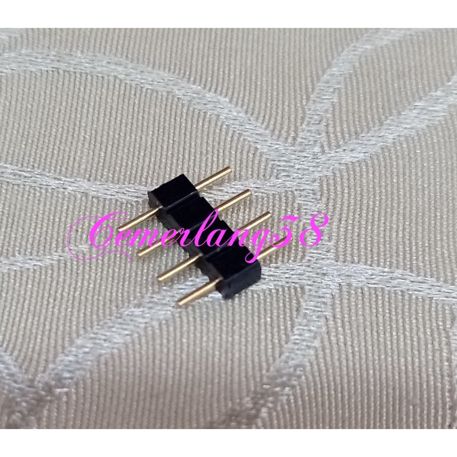 Soket Connector Konektor 4 Pin Sisir LED Strip RGB 3528 / 5050