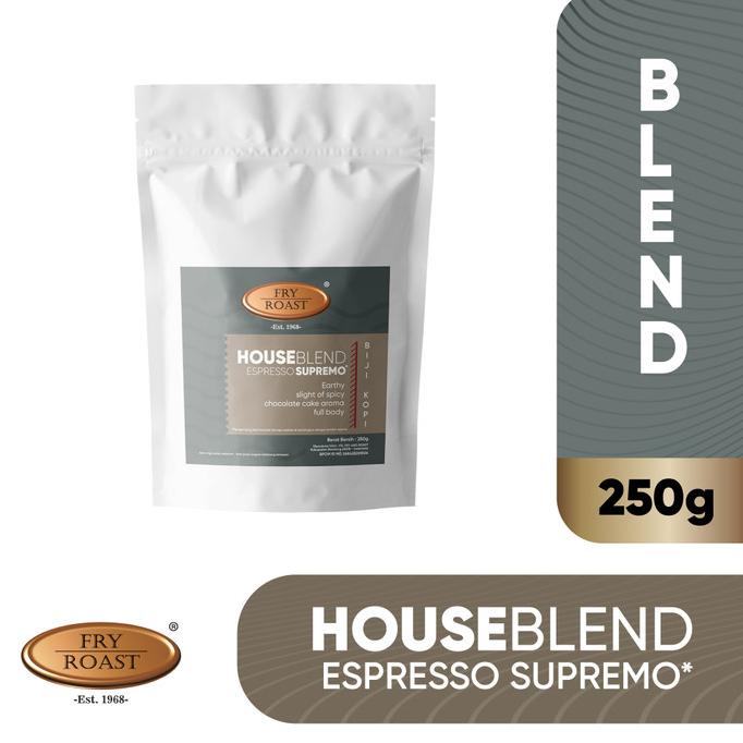 

[BISA COD] KOPI ARABIKA/ROBUSTA BLEND ESPRESSO SUPREMO (BIJI/BUBUK) 250 GRAM