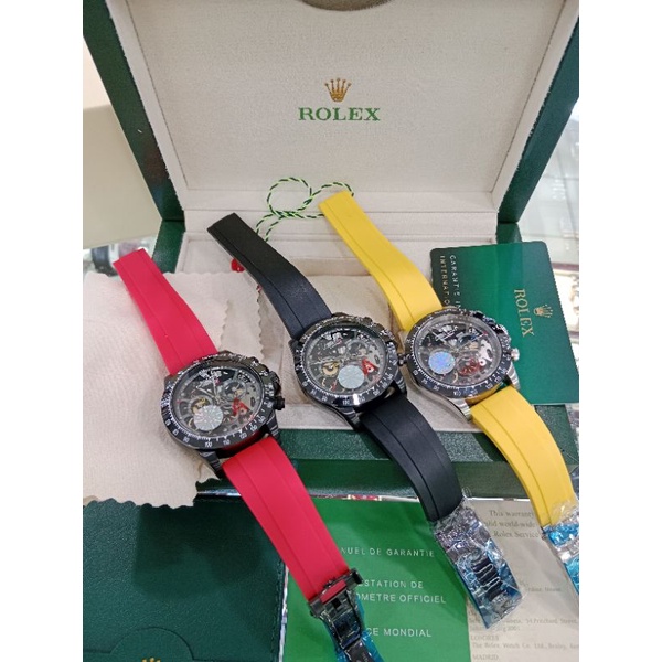 Jam tangan pria rolex daytona Juan pablo montoya limited