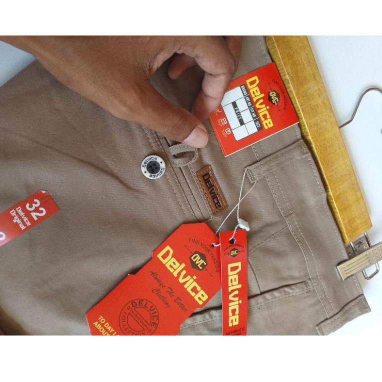CELANA CHINO ORIGINAL PREMIUM PRIA SLIM FIT STRETCH CASUAL FORMAL CHINOS PREMIUM/CELANA CHINO DELVIC
