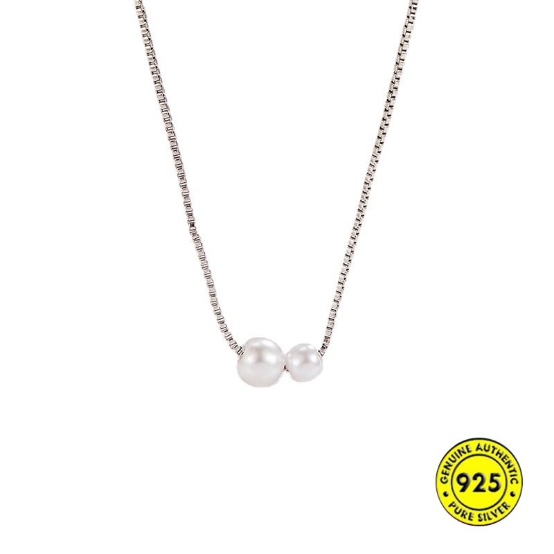 Kalung Mutiara Dua Shell Untuk Wanita U1121