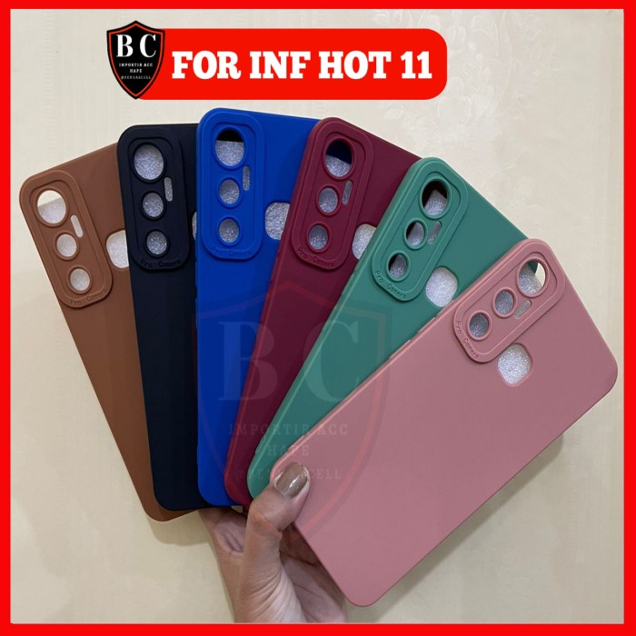 CASE INFINIX HOT 11 - SOFTCASE PRO CAMERA INFINIX HOT 11