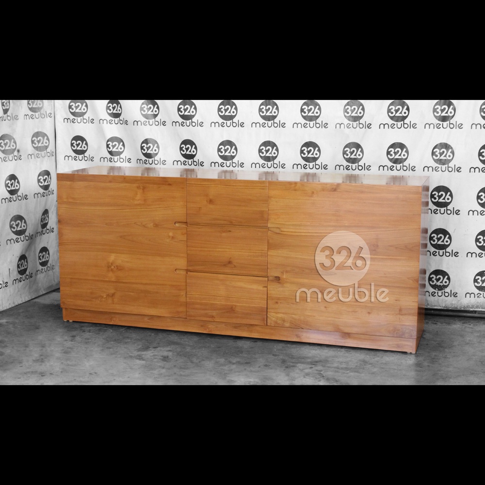 Bufet Dapur Minimalis Jati Mebel Jepara - Sideboard - Meja Dapur Jati