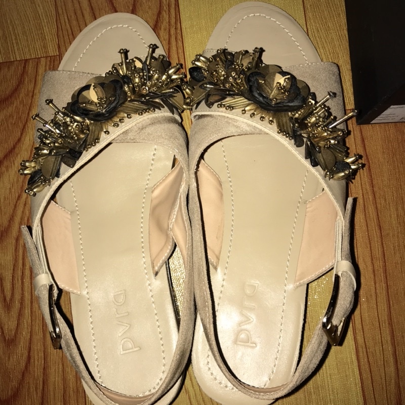 Preloved Sandal Pvra Cavva Duo heels Light Tan