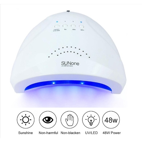 Alat Pengering Kutek Kuku Gel Nail Art Lampu UV LED Smart Portable Pedicure Nail Dryer