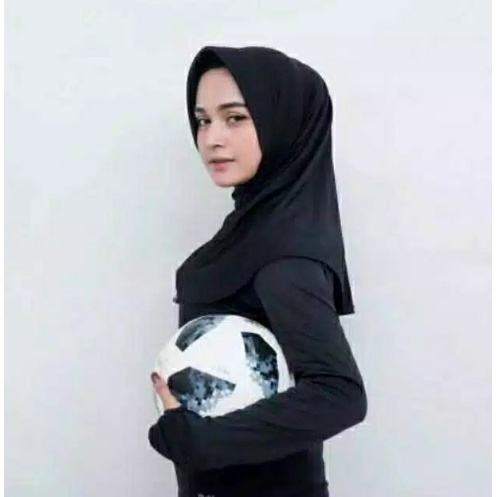 Jilbab Instan Gowes atau Renang Hijab Sport jersey Premium - toserbaht