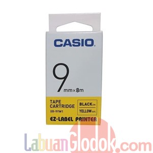 

Stiker Ez Label Printer Xr-9Yw1 9Mm Black On Yelow Tape Label Casio/Casio 9Mm