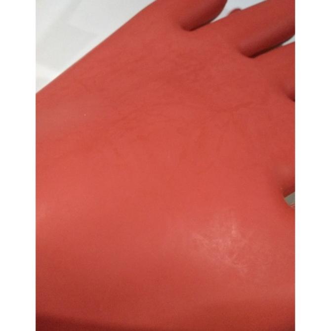 Sarung Tangan Karet Tebal Anti Listrik 10.000 Volt Bebas Nyetrum Pelin