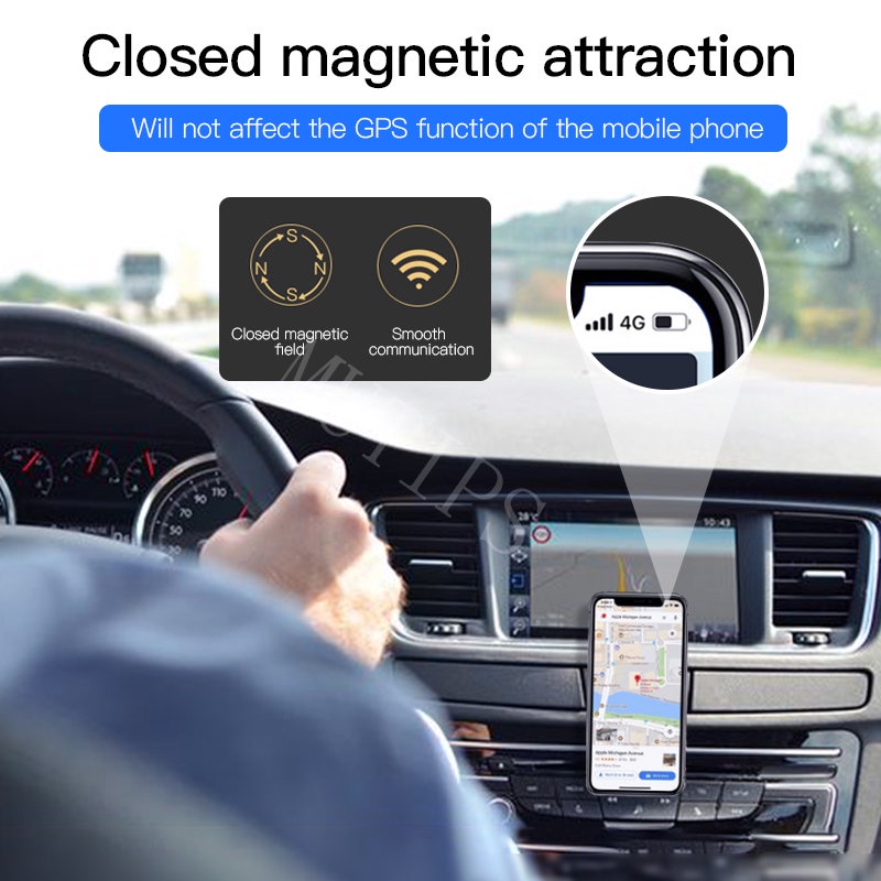 Magnet Holder Handphone Mobil magnet Strip Stick Dashboard magnet bracket Alloy Dudukan GPS