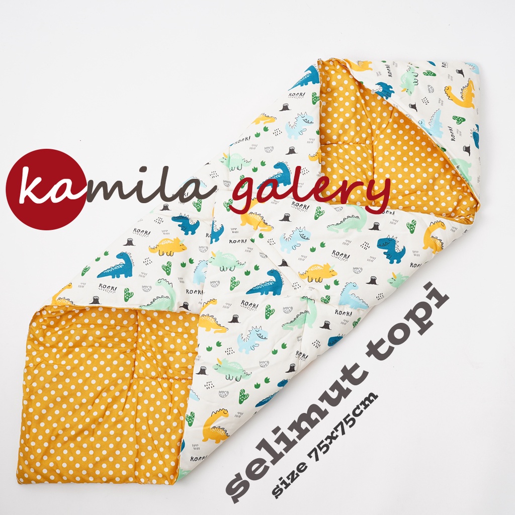 Selimut topi bayi - baby blanket - hoodie blanket baby / kado lahiran bayi