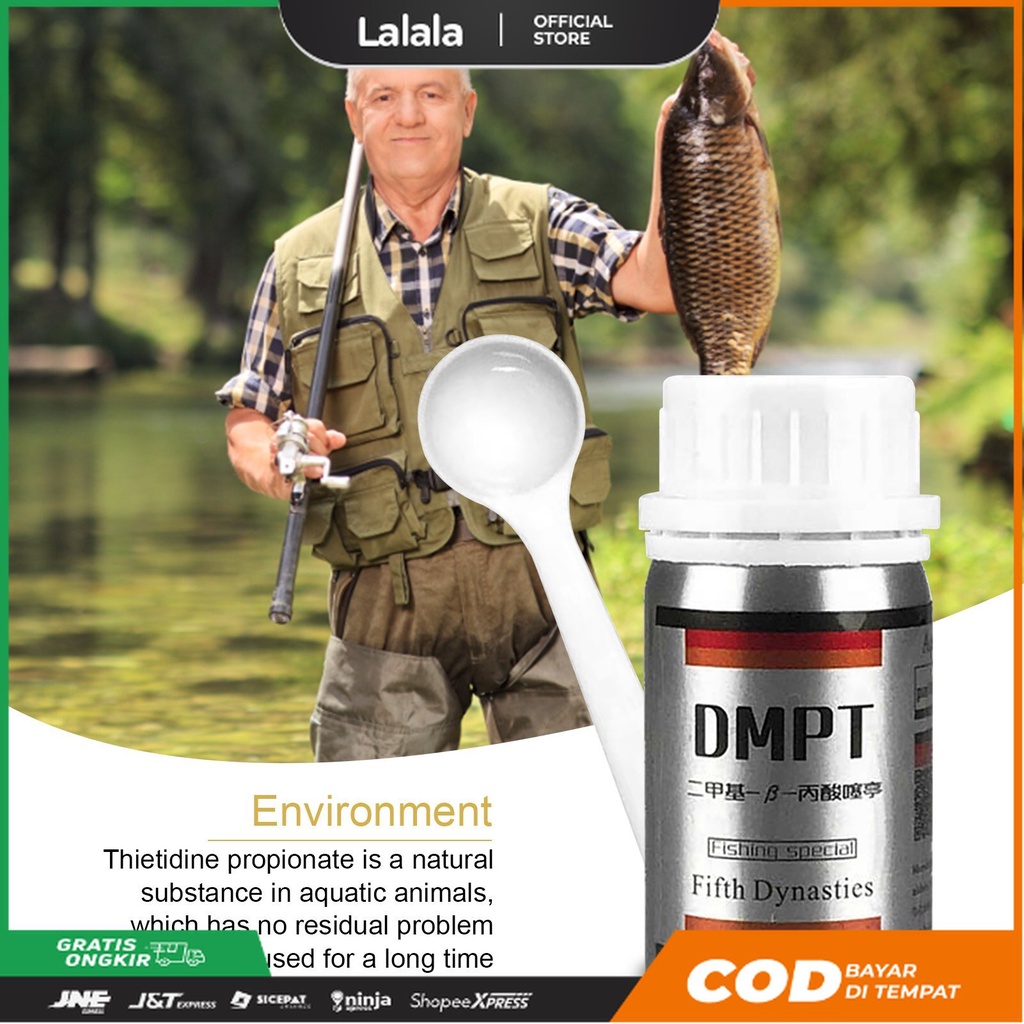 DMPT Essen Bubuk Umpan Pancing Stimulant Penarik Semua Jenis Ikan Garansi 100% Original